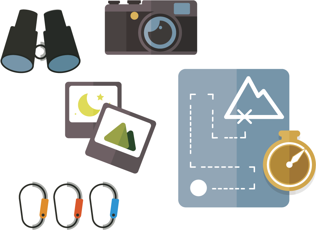 野营物品 - Tourism Clipart (1100x1100), Png Download
