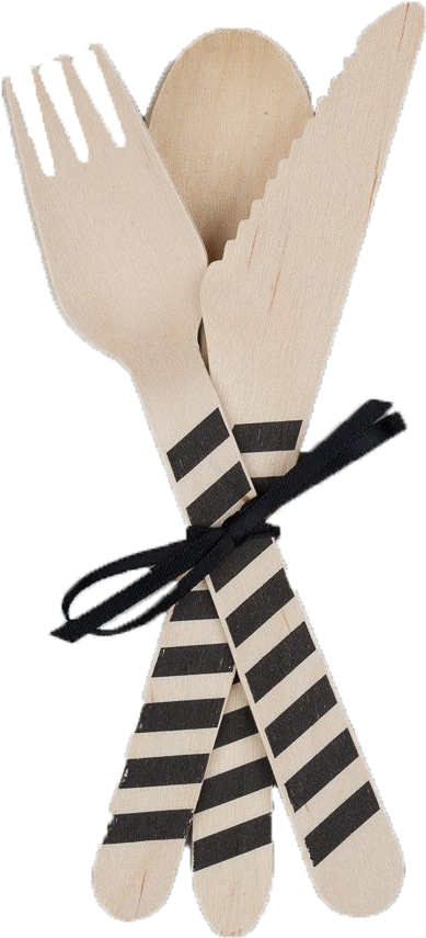 Black Wooden Cutlery Marble - Knife Clipart (1024x1024), Png Download