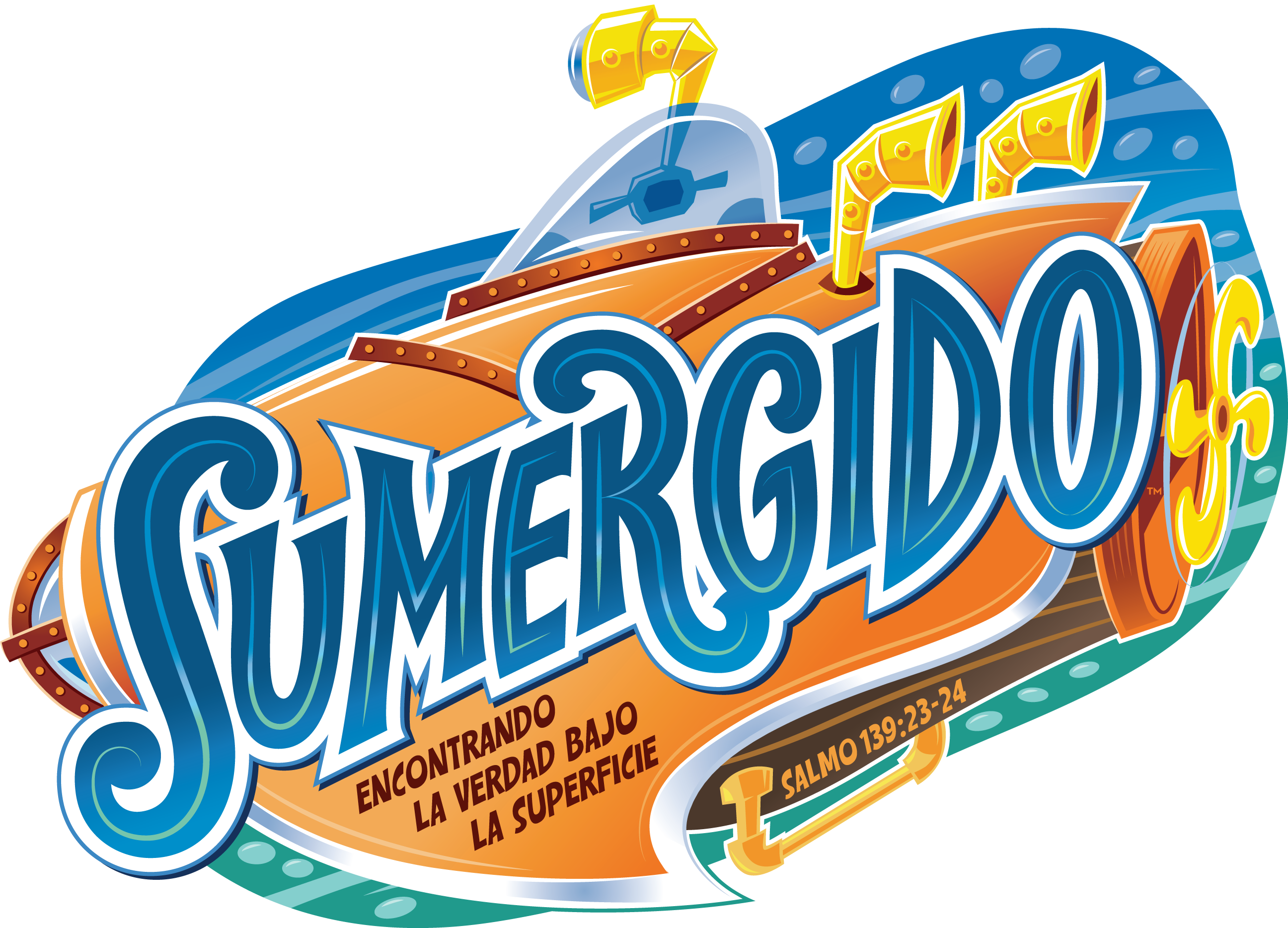 2016 Vbs Logo Submerged 4 Color - Submerged Vbs Logo Clipart (1024x801), Png Download