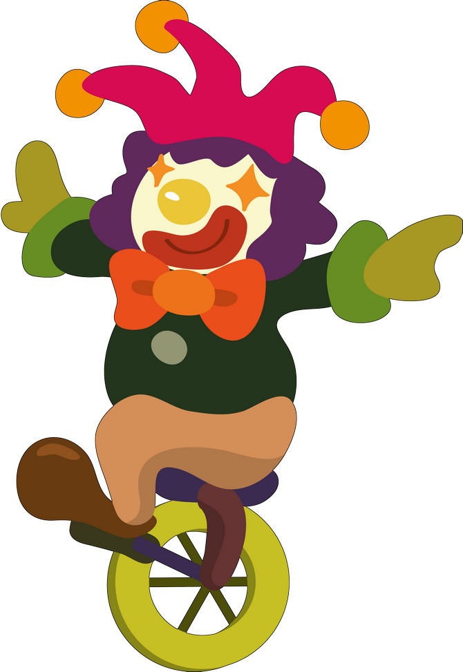 Parque, Yandex, Payasos, Clipart, Autor, Animales - Zirkusmotive - Png Download (670x973), Png Download