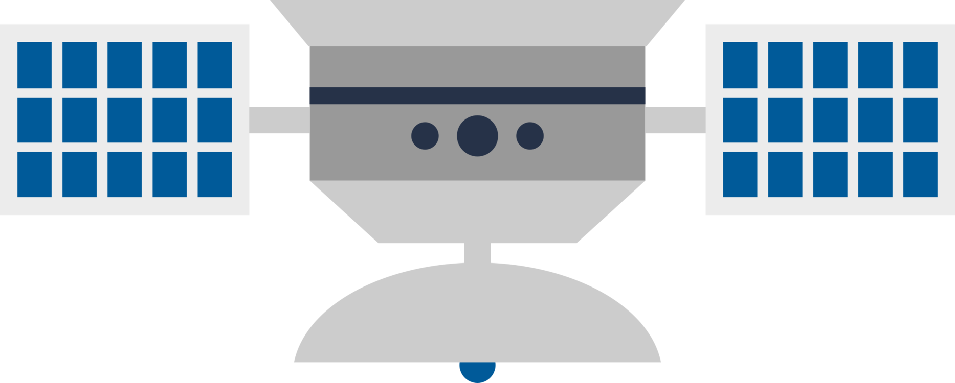 All Photo Png Clipart - Cartoon Satellite Transparent Png (1867x750), Png Download