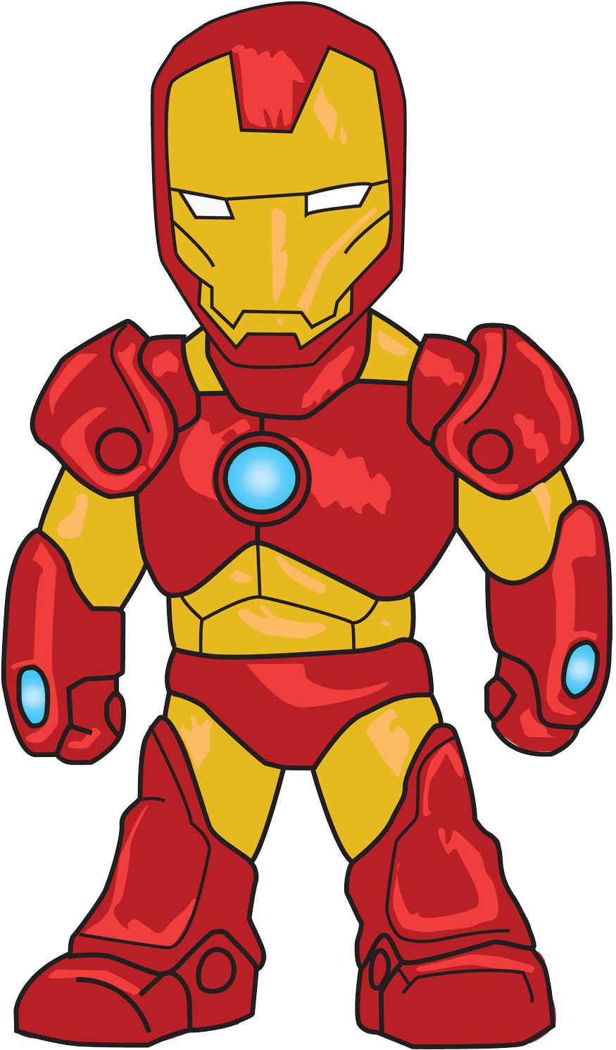 Iron Man Clipart - Png Download (900x1513), Png Download