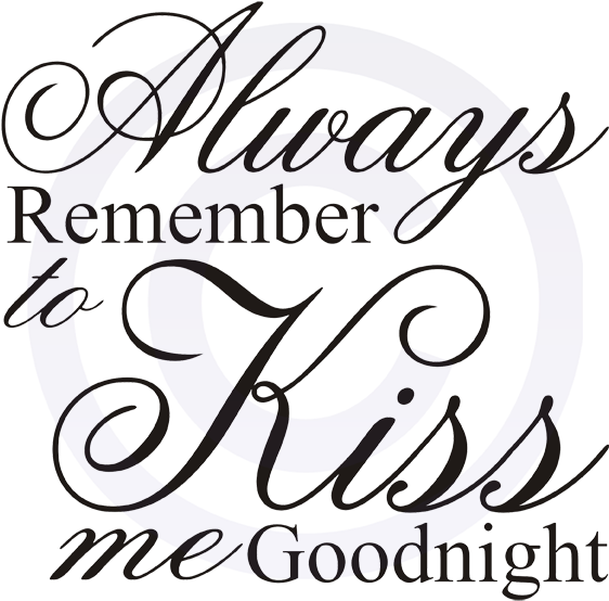 Vectors Kiss Me Goodnight - All Gifts At Last Aisle Runner - 75 Feet Clipart (569x569), Png Download