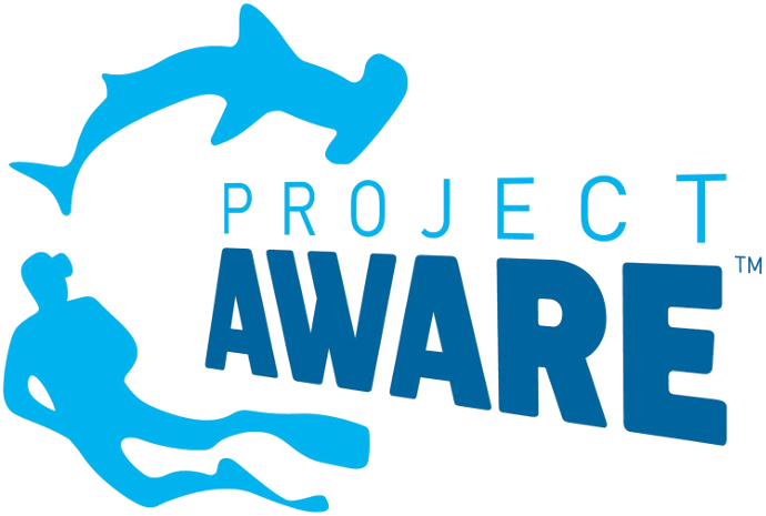 Aware Coral Reef Conservation Diver - Project Aware Logo Download Clipart (690x465), Png Download