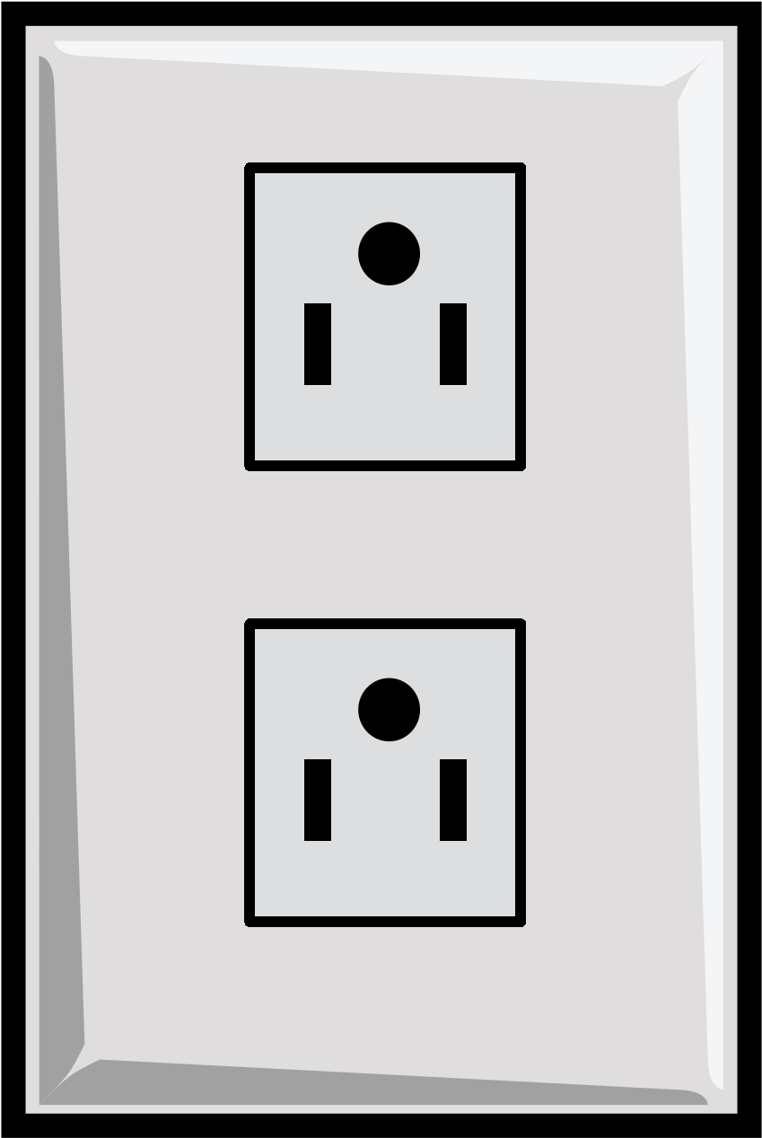Power Outlet Clipart - Png Download (600x800), Png Download