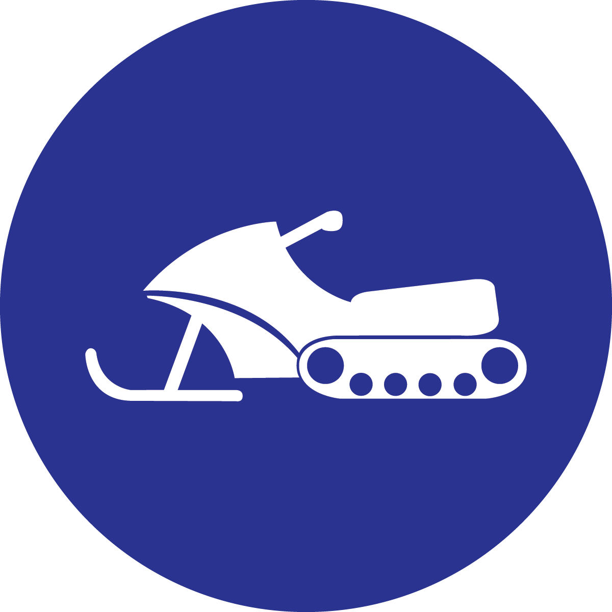 Snowmobile Icon Clipart (1200x1200), Png Download
