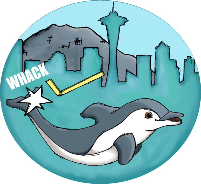 Finn Whistles And Cheers For Seattle, Hooray - Seattle Clipart (656x600), Png Download