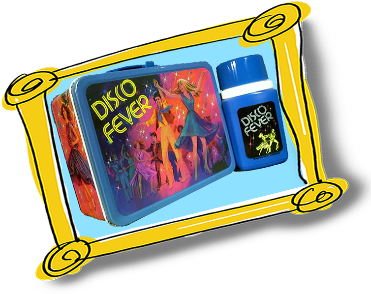 Disco Fever Lunchbox 'n Thermos From The Collection - Disco Clipart (822x601), Png Download