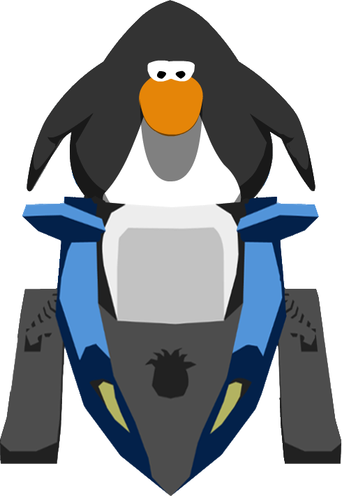 Search & Rescue Snowmobile Ig - Club Penguin Afro Hair Clipart (490x711), Png Download