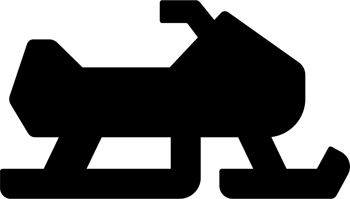 1 X 2 Snowmobiles Clipart (1130x644), Png Download