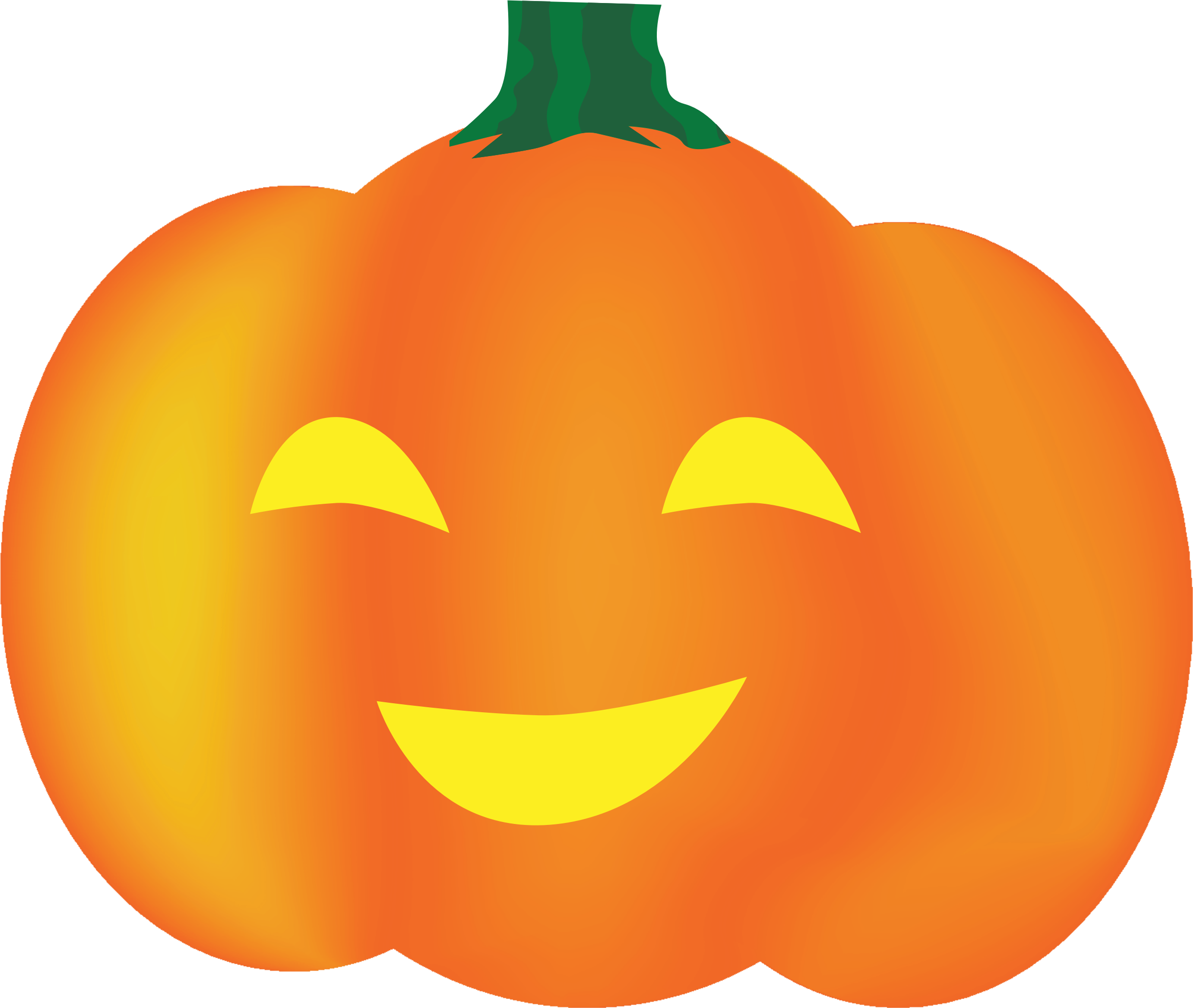 Clipart - Emoticon Pumpkin - Png Download (2392x2021), Png Download