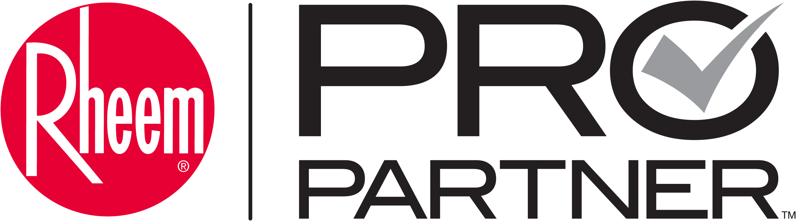 Love Heating & Cooling Is Your Local Rheem Pro Partner - Rheem Pro Partner Logo Clipart (2701x750), Png Download