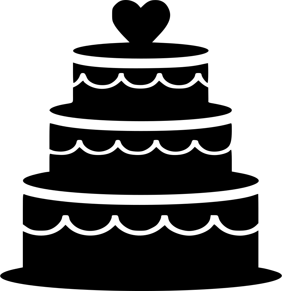 Pastry Clipart Biscuit - Wedding Cake Icon Png Transparent Png (950x980), Png Download