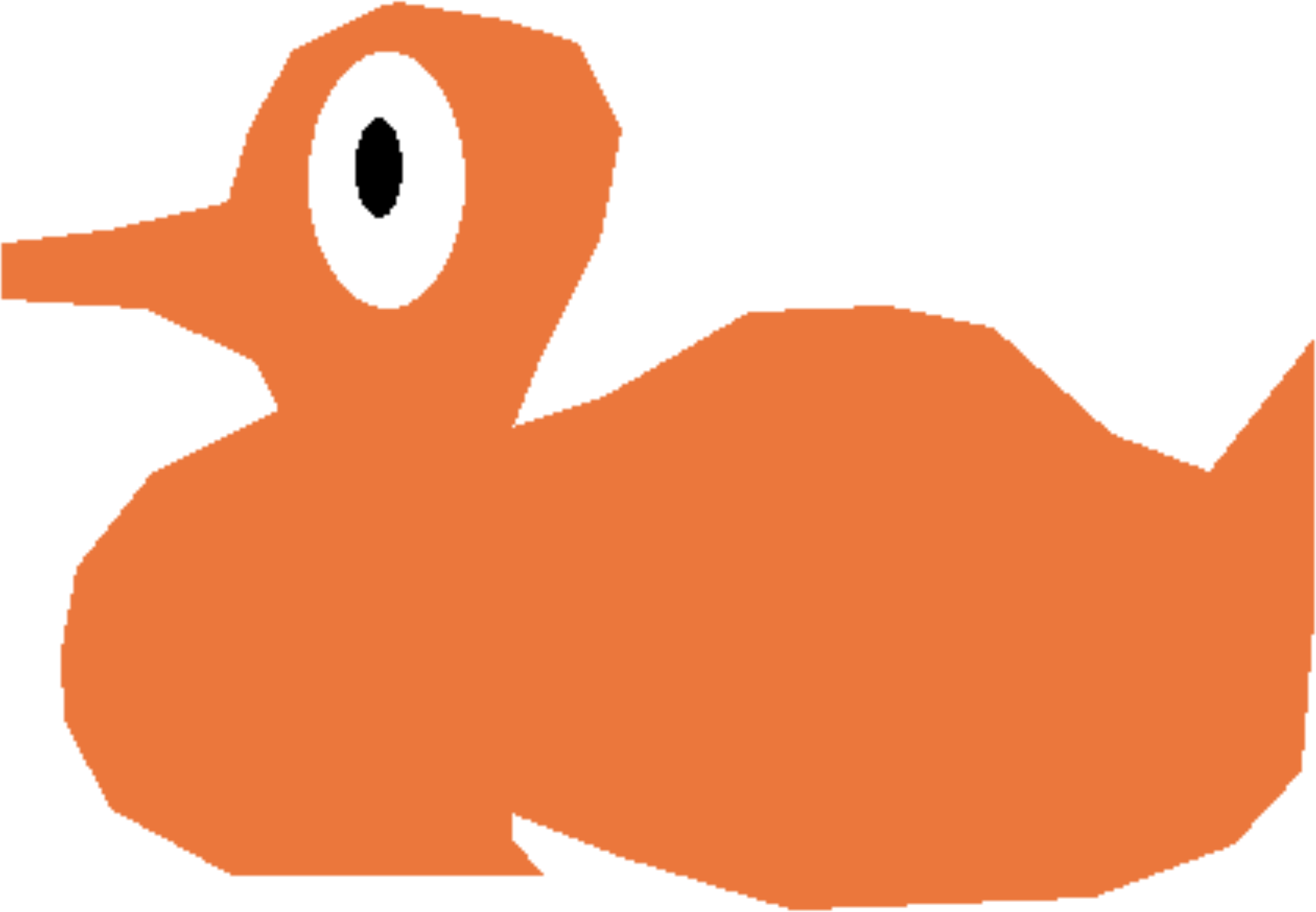 Duck Goose Water Bird Mallard - Icon Clipart (1082x750), Png Download