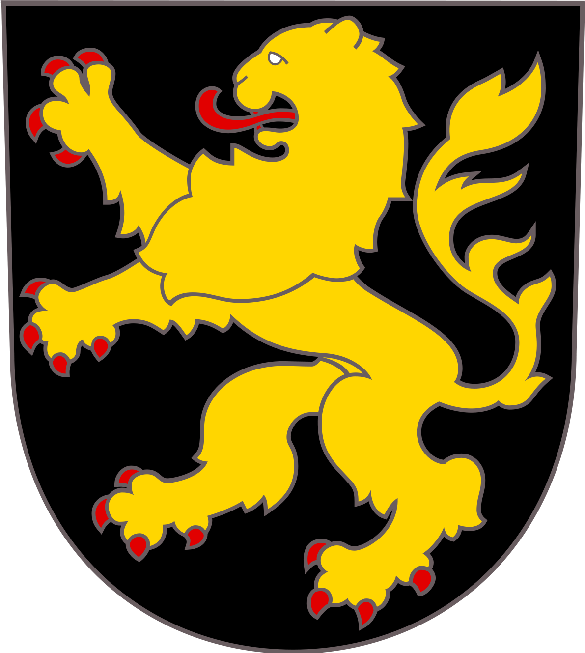 Brabant Coat Of Arms Clipart (1200x1339), Png Download