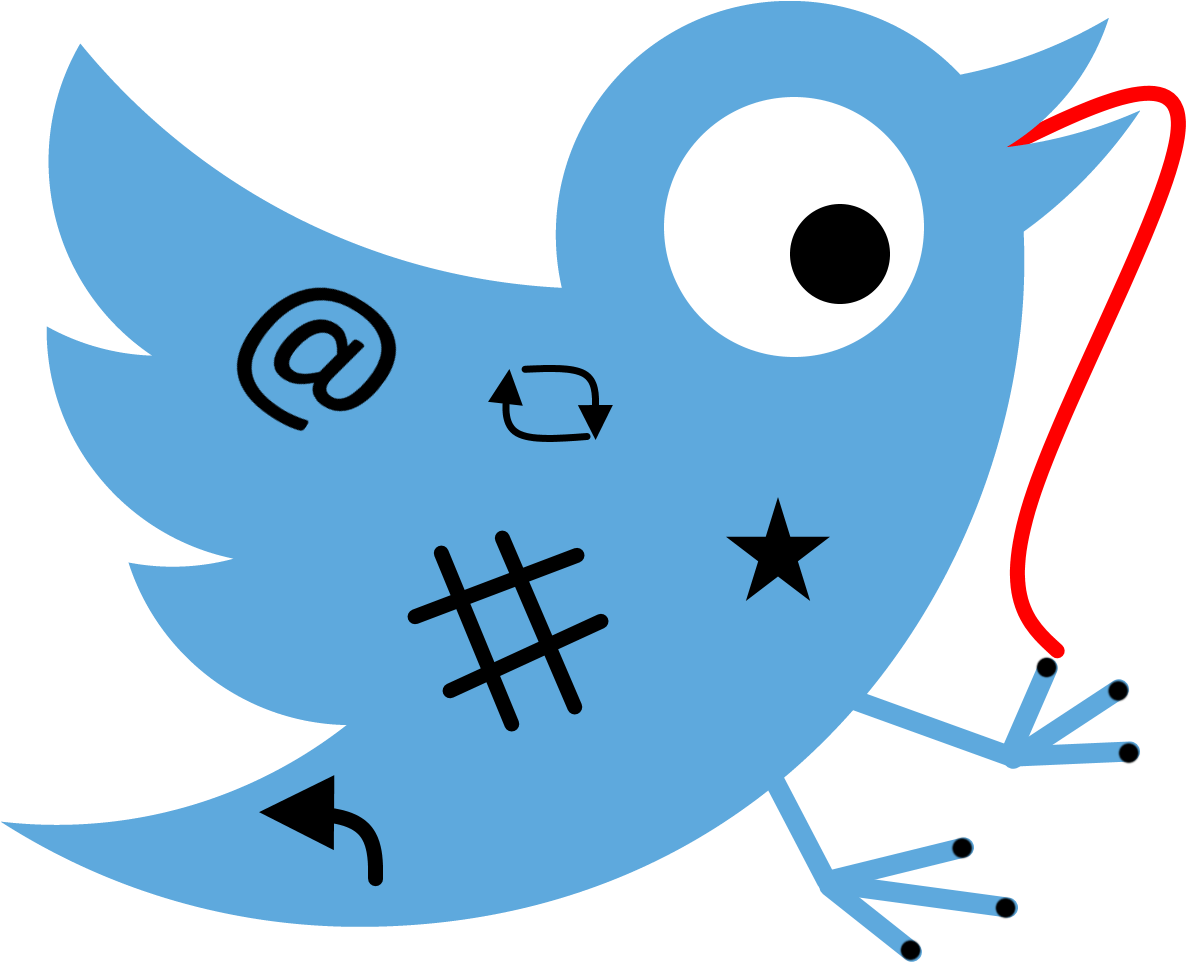 Twitter Funny Creature - Twitter Maroon Icon Png Clipart (1300x1057), Png Download