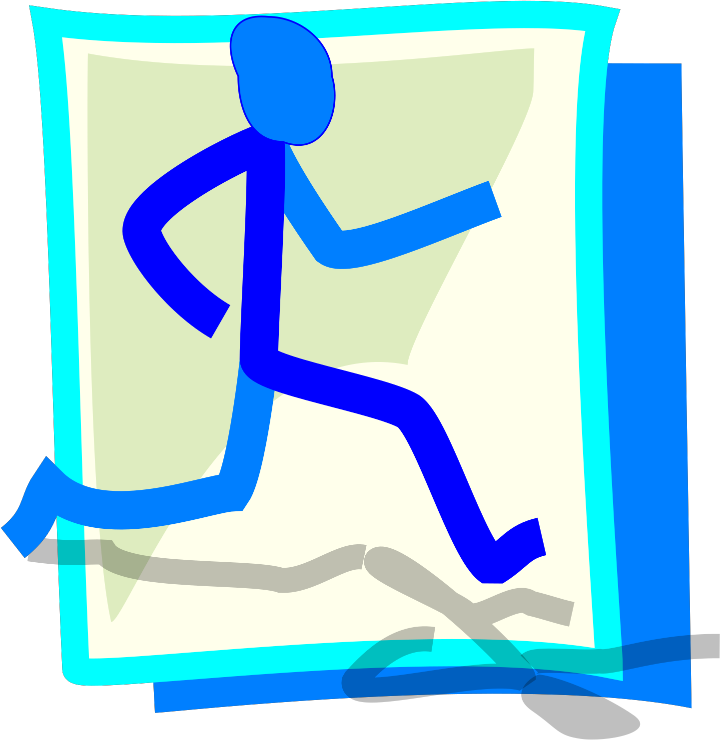 Jog Blue - Said No Runner Ever Keychain, Adult Unisex, Size: 2.25", Clipart (600x601), Png Download