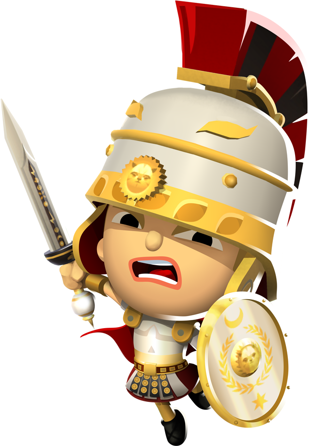 Roman Warriors Clipart Roman Empire - World Of Warriors Game Characters - Png Download (864x993), Png Download