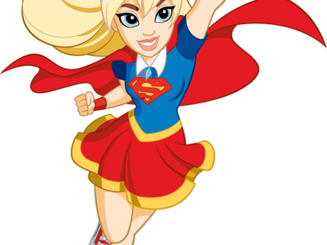 Hero Clipart Dc Superhero - Dc Superhero Girls Super Girl - Png Download (640x480), Png Download