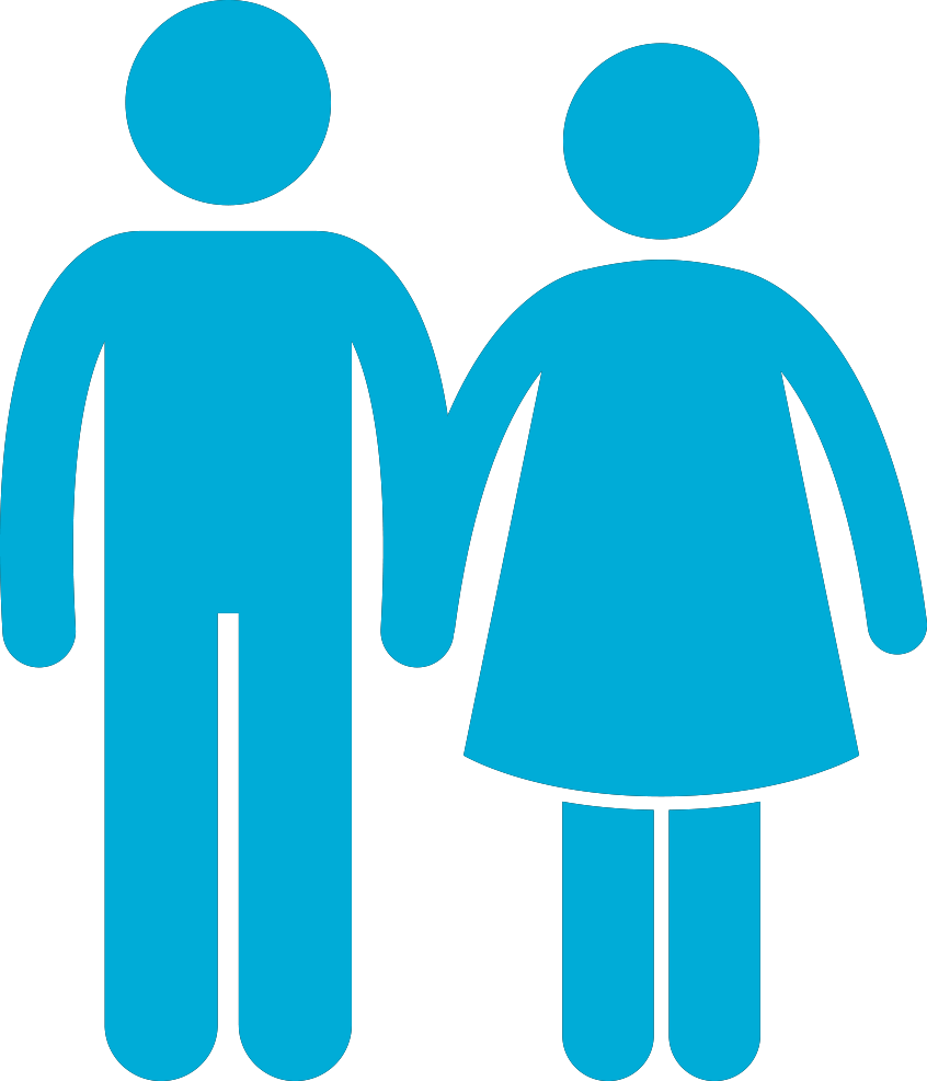 Escape Rooms For Sweethearts - Couple Love Icon Png Clipart (846x987), Png Download