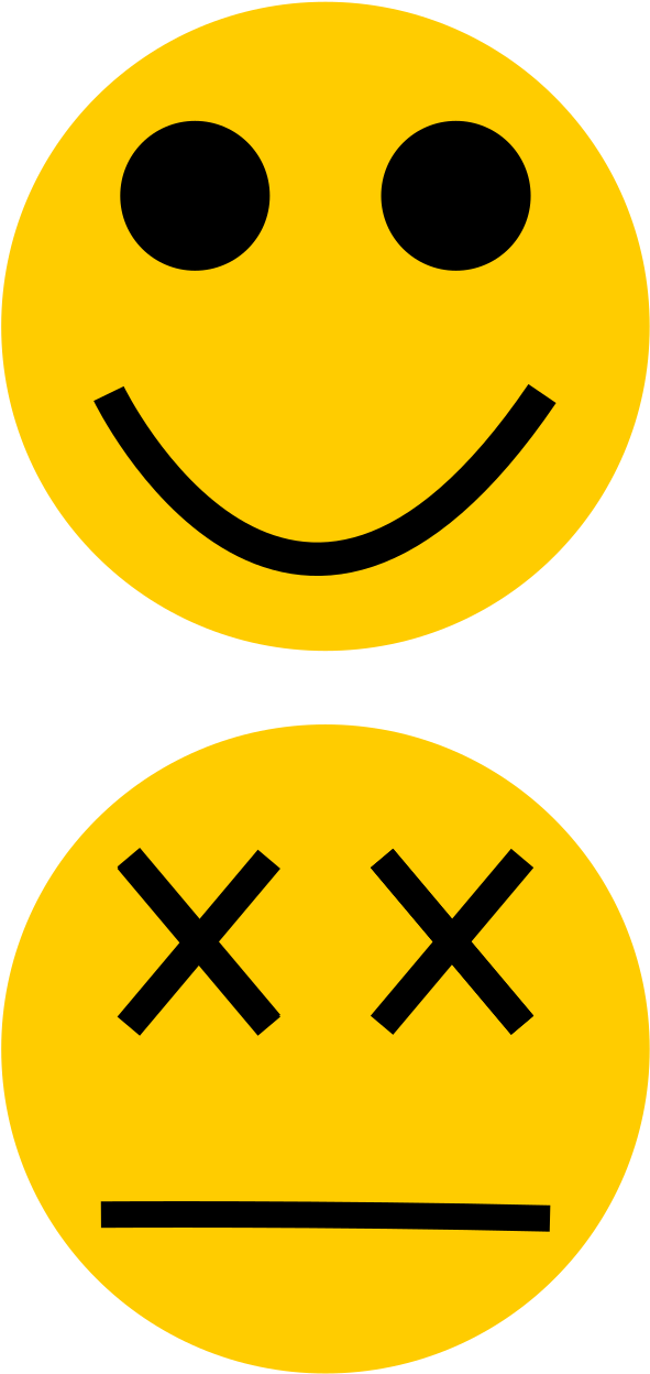 Dead Clipart Gone - Alive Clipart - Png Download (1697x2400), Png Download