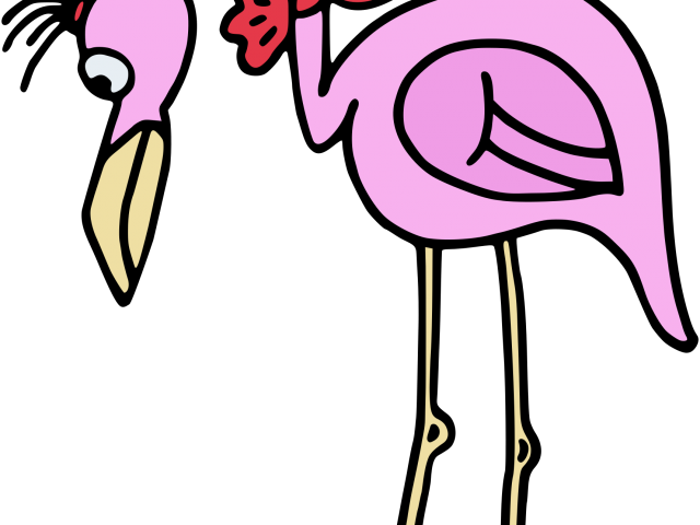 Flamingo Clipart Sad - Flamingo Long Shower Curtain - Png Download (640x480), Png Download