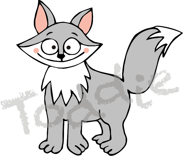 Rufus, The Fox Cub - Cseppke Webáruház Clipart (632x540), Png Download