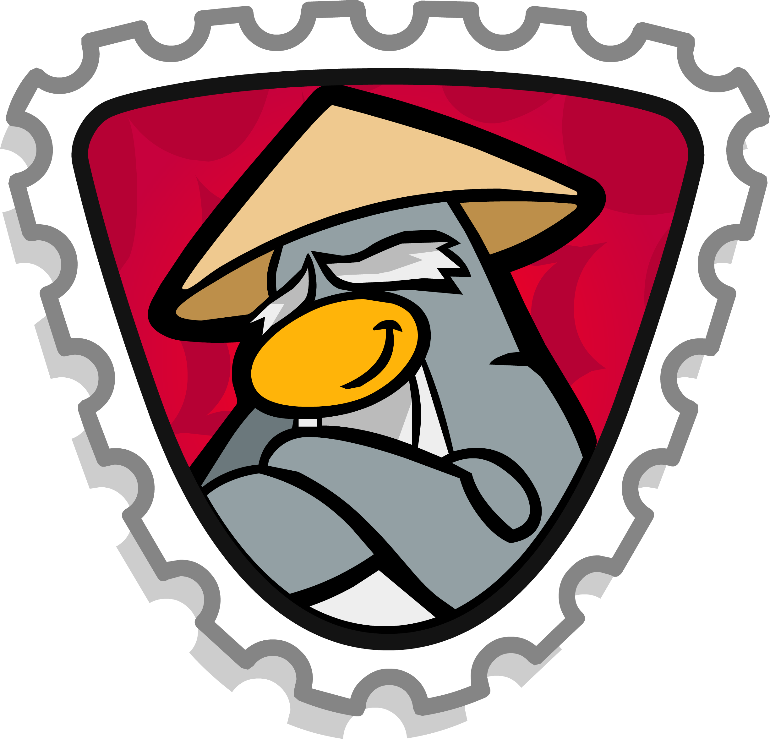 Event Stamps - Club Penguin Stamps Clipart (2451x2352), Png Download