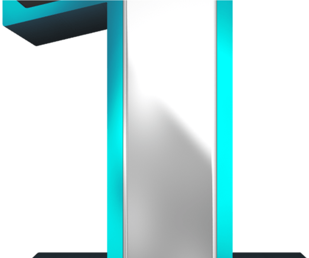 Metallic And Blue Number One Png Clipart Image Gallery Transparent Png (1368x855), Png Download