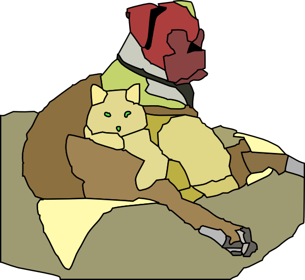 Cat And Dog Together T Shirt Clipart (600x551), Png Download