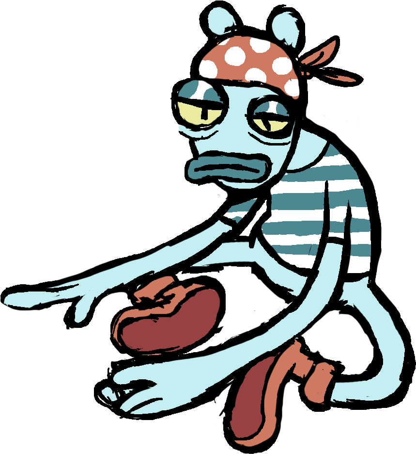 @dingdongvg Was Tired And Sick During Today's Stream - Cartoon Clipart (1021x1046), Png Download