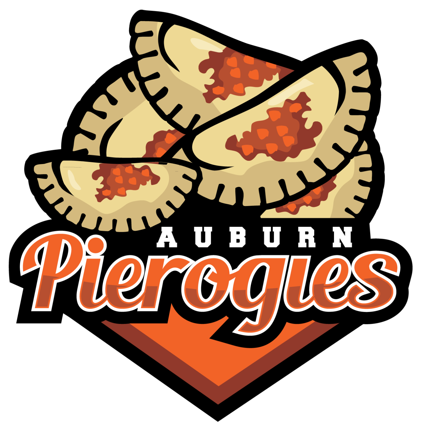 Auburn Pierogies - Throw Pillow Clipart (1422x1456), Png Download