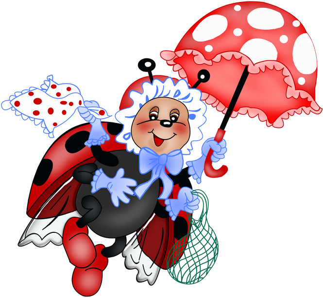 Borboletas & Joaninhas E - Ladybird Beetle Clipart (665x613), Png Download