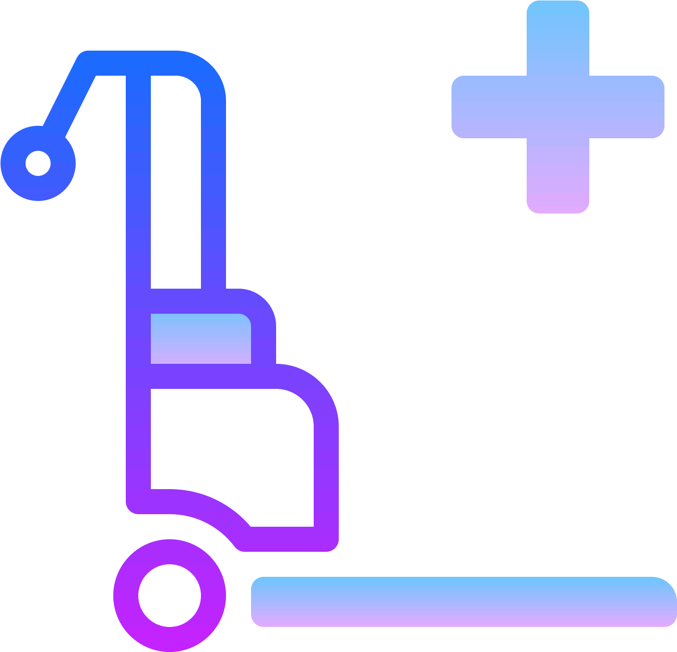 Hospital Bed Mover Icon - Una Clinica Animada Clipart (1600x1600), Png Download