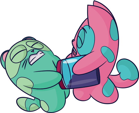 Lost Kitties Kit-twins Duos Have Minds Of Their Own - Lost Kitties Kit Twins Clipart (700x600), Png Download