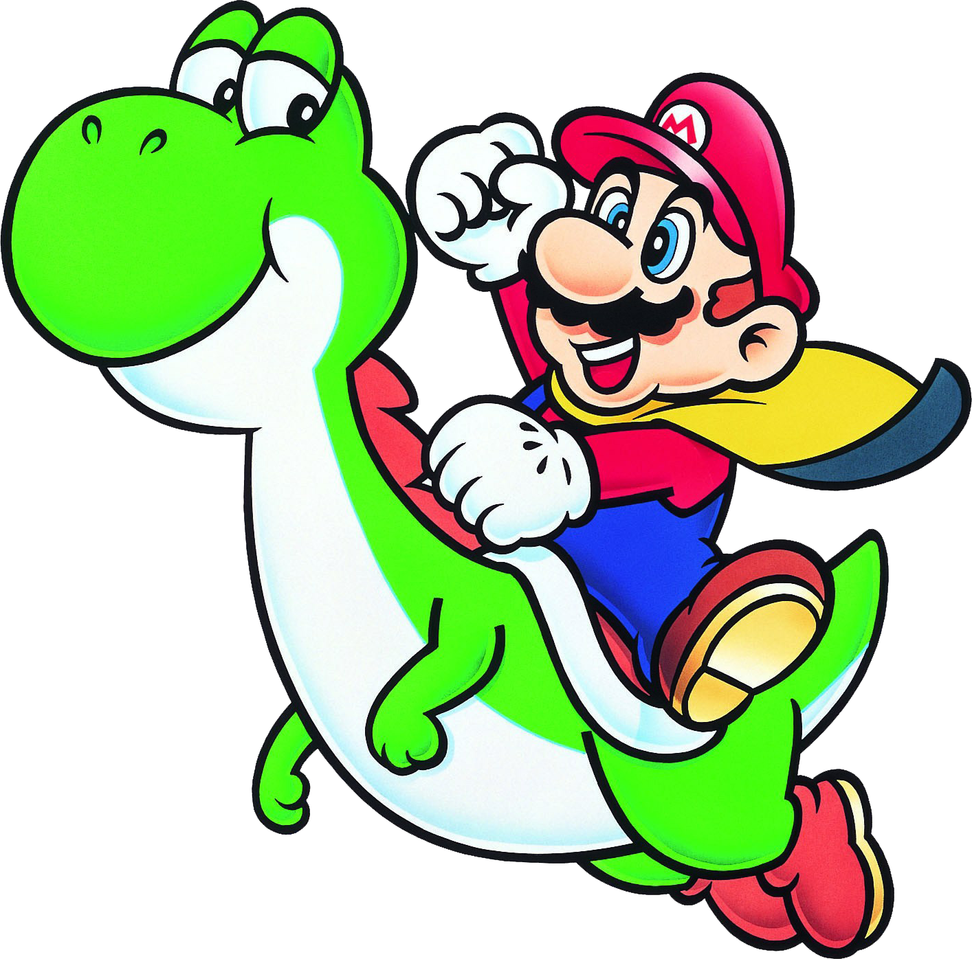 Super Mario Clipart Original - Super Mario World - Digital Download - Png Download (1414x1396), Png Download
