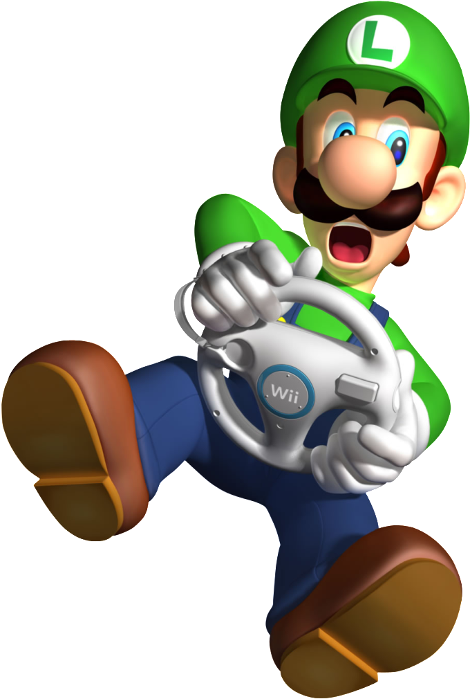 Mario Kart Wii Mario And Luigi Clipart (710x1024), Png Download