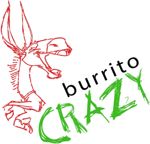 Crazy Burrito Logo - Burrito Crazy Clipart (597x527), Png Download
