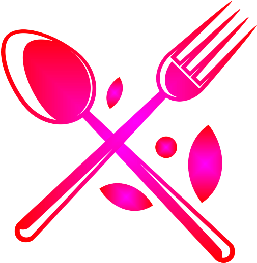 Food Leftovers Take Out Restaurant Lunch And - Red Spoon And Fork Png Clipart (733x517), Png Download