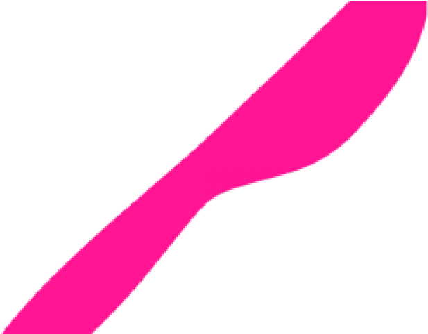 Knife Clipart Pink - Pink Knife Clipart - Png Download (640x480), Png Download