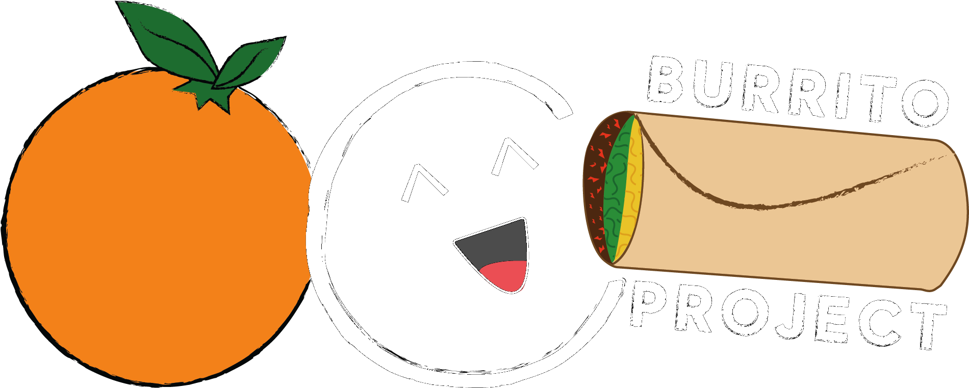 The Orange County Burrito Project Clipart (2100x900), Png Download