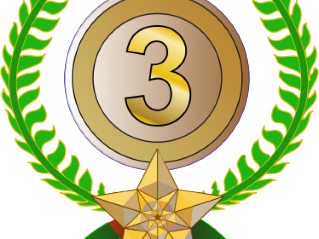 Winning Clipart 3rd - 3rd Place - Png Download (640x480), Png Download
