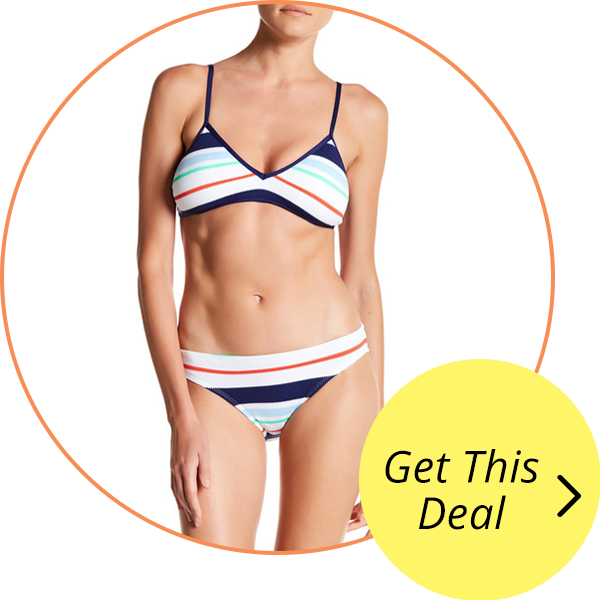 Splendid Printed Bralette Bikini Top And Hipster Bikini - Splendid Clipart (600x600), Png Download