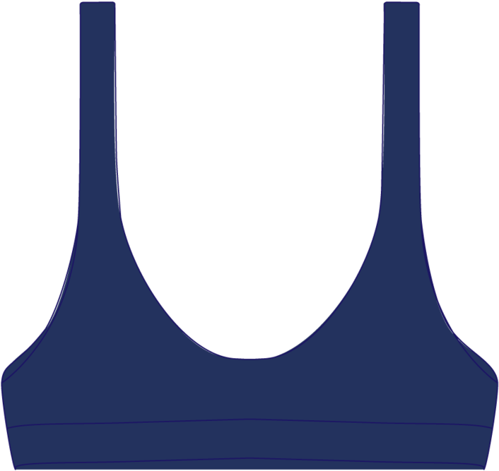 Laguna Blue Yogi Top - Bikini Clipart (1024x768), Png Download