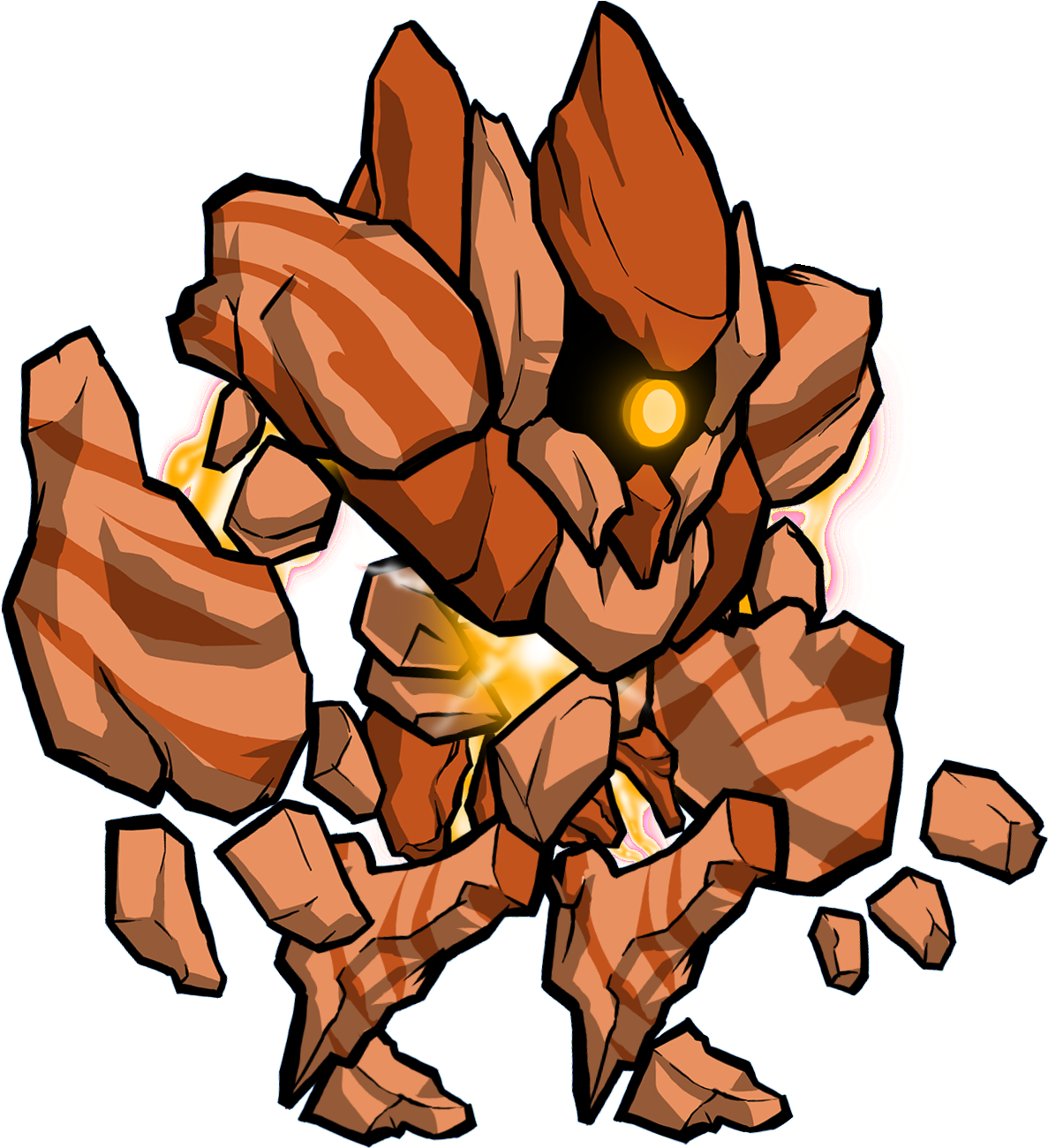 Stone Elemental 4 - Clip Art - Png Download (1240x1308), Png Download