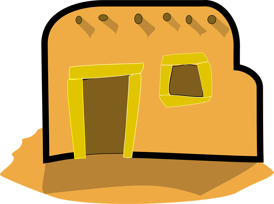 Hut Clipart Stone Houses - Clipart Of Mud Houses - Png Download (640x480), Png Download