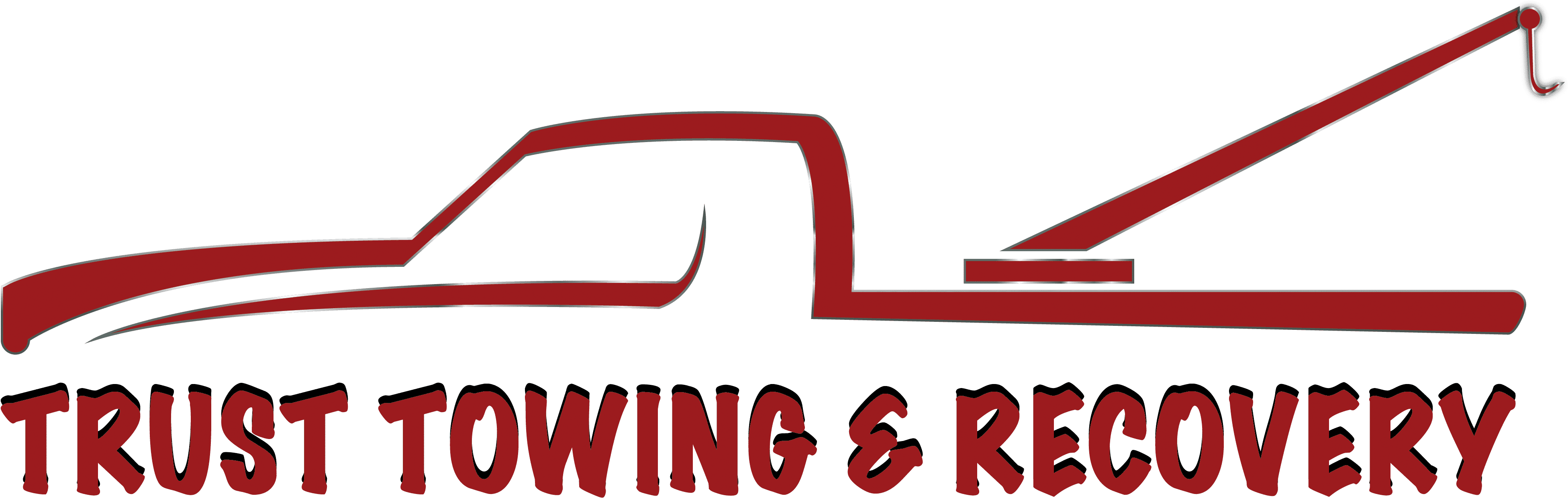 Trust Towing Trust Towing - Towing Clipart (3914x1343), Png Download
