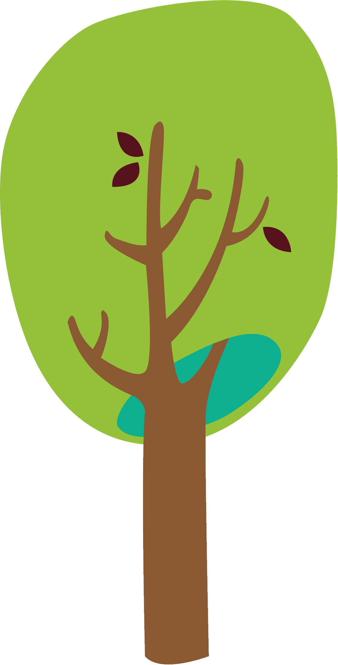 Clipart Black And White Download Almond Benefits Bright - Tree - Png Download (1136x2234), Png Download