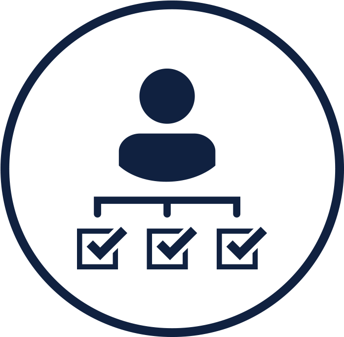 Once The Transition Is Complete, A Manager Is Assigned - Circle Clipart (704x690), Png Download