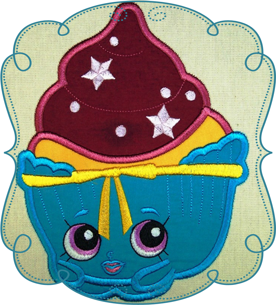 Applique Machine Embroidery Design Pattern Instant - Machine Embroidery Clipart (1000x1000), Png Download